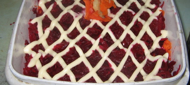 Любимая селедка под шубой