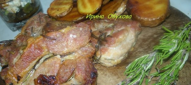 Стейк с хрустящим картофелем