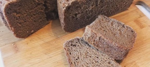 Домашний ржаной хлеб на пиве, с мёдом (в хлебопечке)
