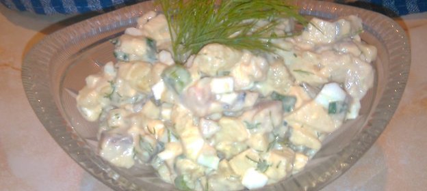 Селёдочный салат Селедочное а-ля Оливье (салат-провокация для кулинаров)