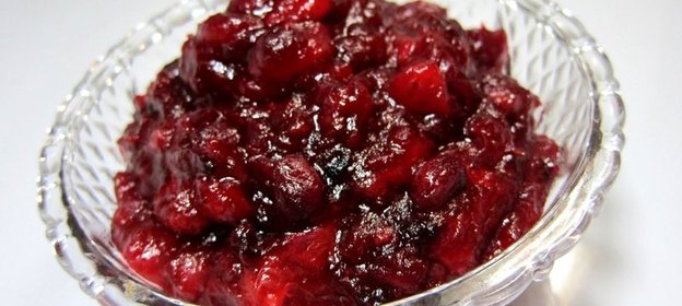 Классический клюквенный соус с соком лимона и апельсина