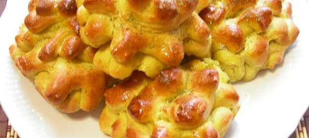 Грибные булочки-«шишки»