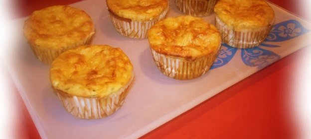 Картофельные маффины с сыром и зеленью