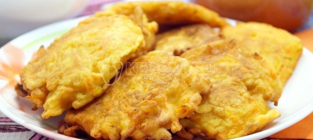 Морковные оладьи