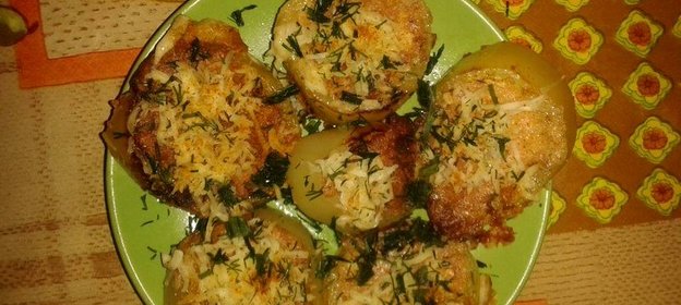 Яичница с помидорами в перце