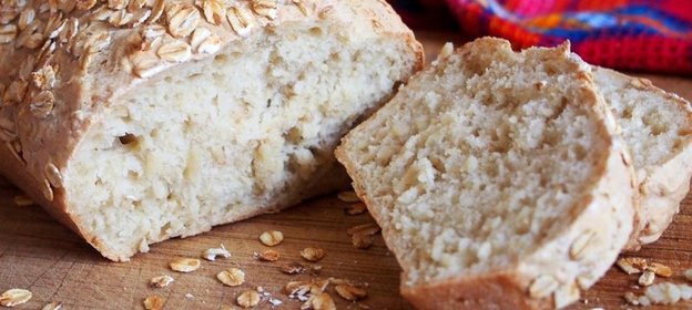 Овсяный хлеб без замеса