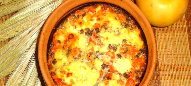 Запеканка с печенью и макаронами