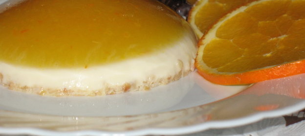 Молочно-апельсиновое желе