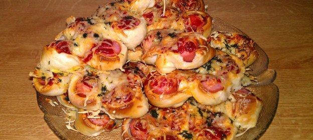 Оригинальные булочки«ГУСЕНИЧКИ»(мой вариант)