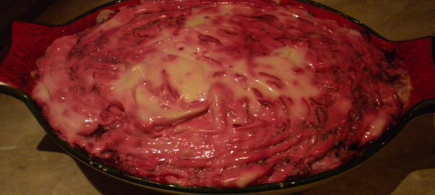 Семга с креветками под шубой. (возможно - вариант