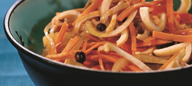 Кальмар в маринаде