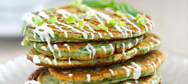 Оладьи из зелени