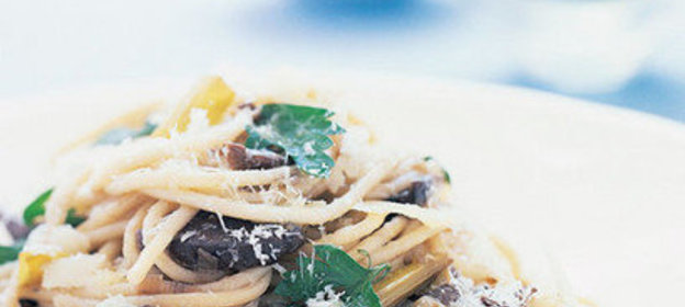 Спагетти с грибами