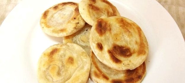 Пресные слоеные лепешки