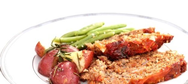 Мясной хлеб с кунжутом