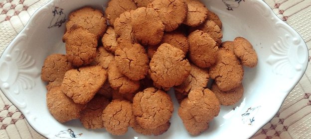 Медово-гречневое печенье