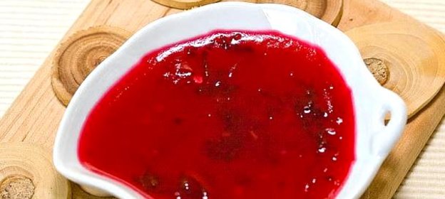 Соус из красной смородины