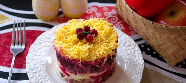 Селедка под шубой порционная