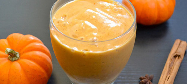 Тыквенный смузи с бананом