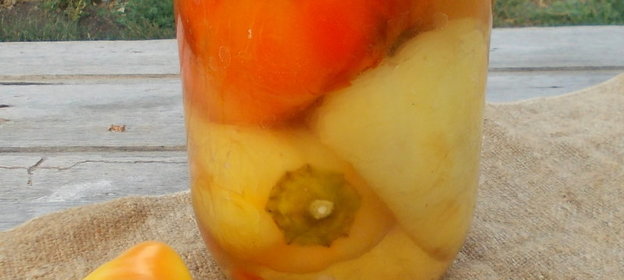 Жареный перец в маринаде