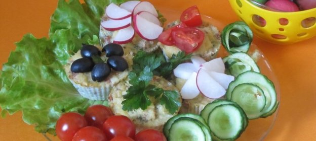 Картофельные маффины