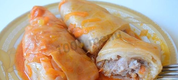 Голубцы из молодой капусты