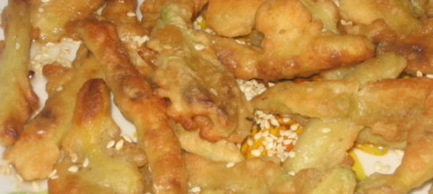 Хрустящие палочки из стручковой фасоли