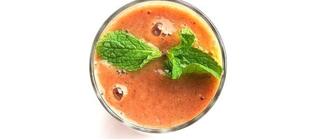 Мятно-клубничный смузи