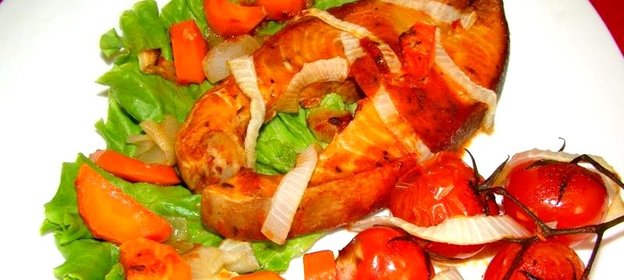 Стейк из кеты