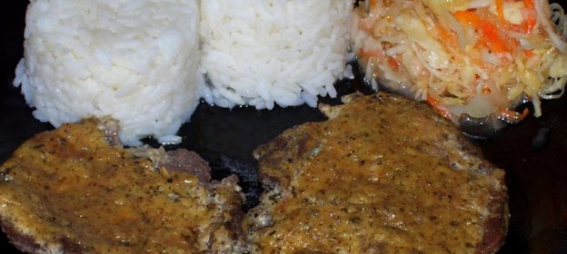 Говяжьи стейки с горчицей