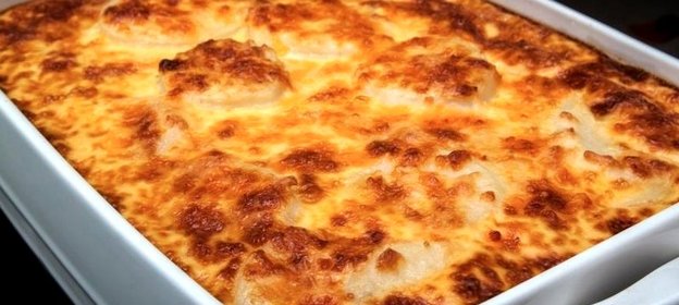 Запеканка из тертого картофеля
