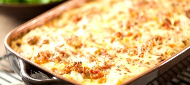 Запеканка из фруктов, овощей и творога