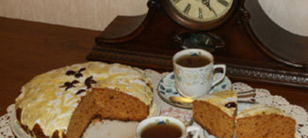 Запеканка из риса с яблоком