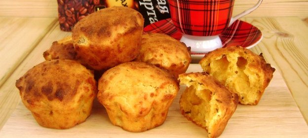 Сырные маффины с тмином