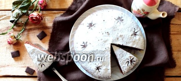 Шоколадно-банановый пирог в мультиварке