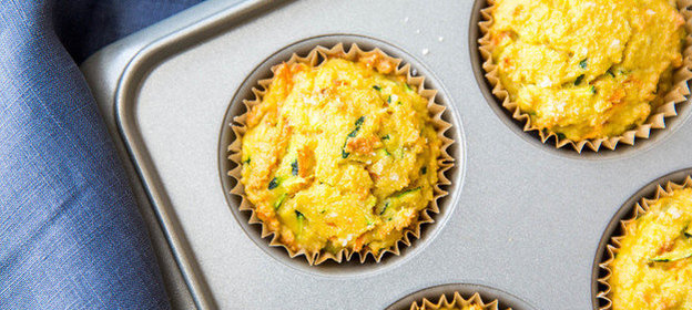 Маффины с морковью и цукини