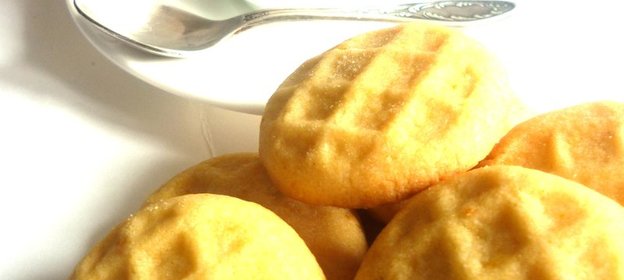 Цитрусовое кукурузное печенье