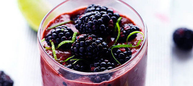 Ежевичный смузи с лаймом