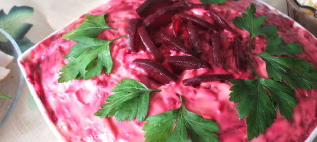 Салат Селёдка под шубой