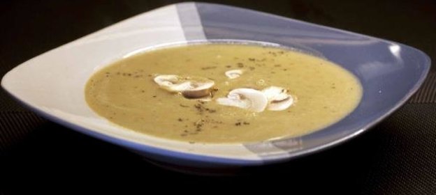 Грибной суп пюре /Soupe aux champignons purée