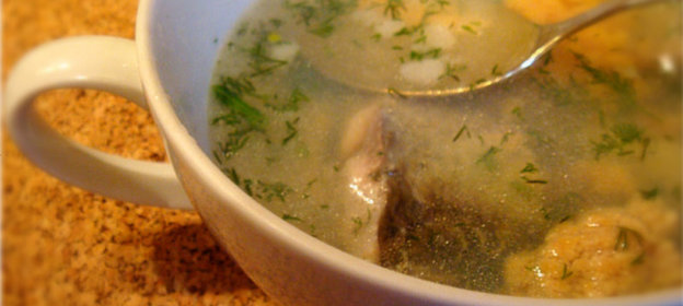 Уха из карасей с ароматной заправкой