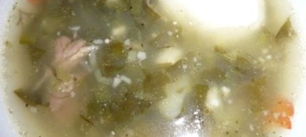 зеленые щи зимой