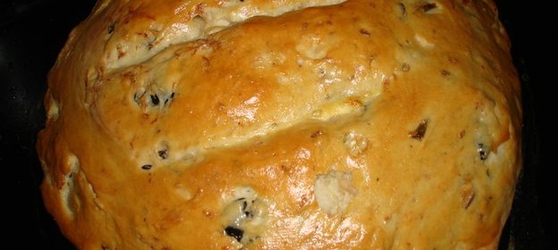 Итальянский хлеб с оливками