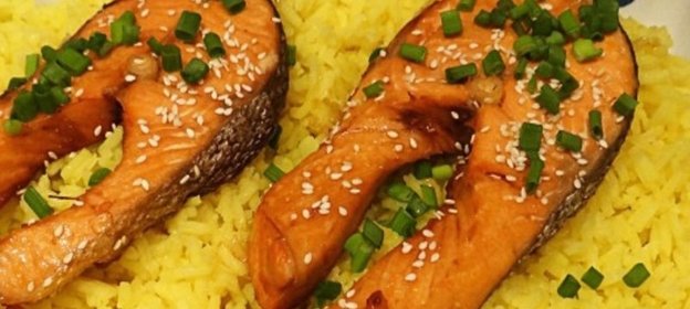 Стейк из форели в духовке