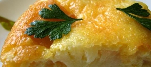 Запеканка из цветной капусты с яйцом
