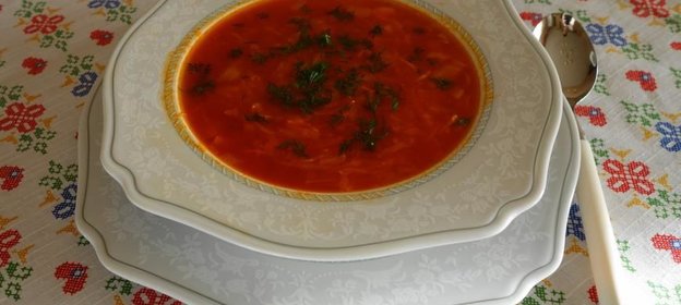Постные щи с квашеной капустой и белой фасолью