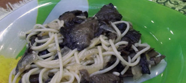 Спагетти с грибами