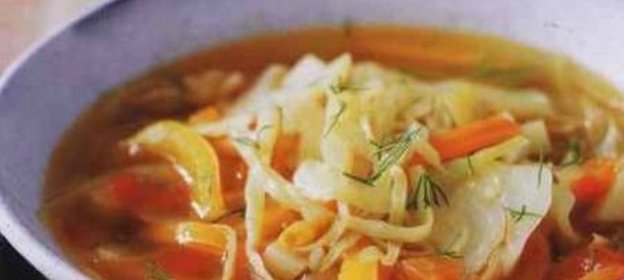 Щи со свежей капустой