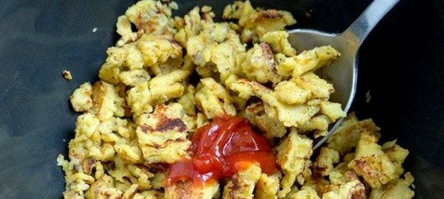 Омлет из яичного порошка