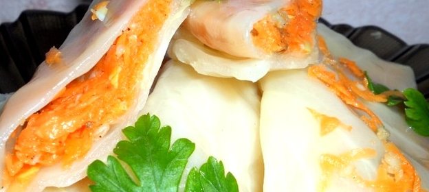 Голубцы с морковкой